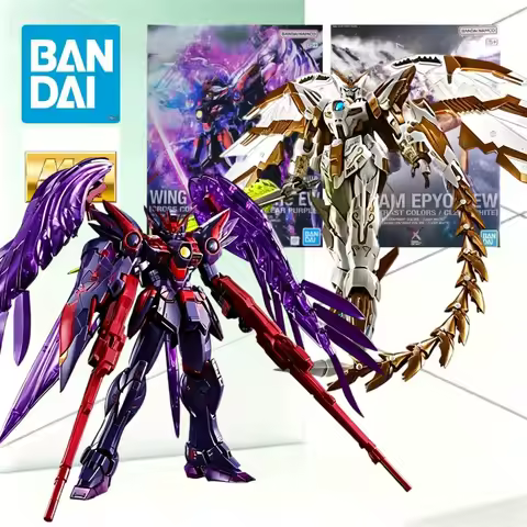 BANDAI Dual MG Wing Zero EW & Epyon EW Cross Contrast Clear Purple White Wing Frame Gundam W Endless