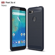 Google Pixel 3a XL 3a Case Carbon Fiber Soft Cover For Pixel 3 XL Casing For Pixel 2 XL Case Brushed