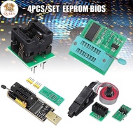 QC  EEPROM BIOS USB Programmer CH341A + SOIC8 Clip + 1.8V Adapter + SOIC8 Adaptor Kit