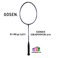 Gosen Grapower 270 Badminton Racket (+ Free T-shirt & Towel Grip 2 pcs)