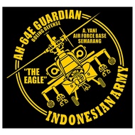 AH-64E Guardian Indonesian Army Double Lines Cutting Sticker