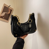 Texture Small Bag Women 0 Fashion One-Shoulder Messenger Bag Niche Design Chain Underarm Bag nb6.08