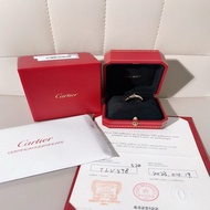 Cartier卡地亞 Panthere De Cartier 18K玫瑰金 窄版獵豹戒指，52號