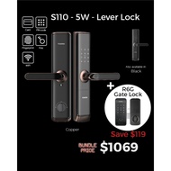 Kaadas S110 Digital Door Lock + Gate Lock Bundle (Authorised Reseller in Singapore)