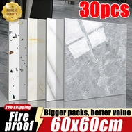 Self-Adhesive Marble Floor Tile Sticker Waterproof 60x60cm PVC Vinyl Flooring For Home Decor