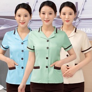 Shopping Mall Cleaner Aunt Cleaning Staff Workwear Guest Room Cleaning Clothes Short-Sleeved Propert