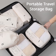 Travel Storage Bag Portable Travel Organiser Luggage Organizer Packing &amp; Sorting Clothing Underwear Organizer