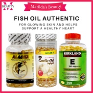 Kirkland Vitamin Fish Oil Omega 3 Vitamin C 500 Soft Gels Heart Health Multivitamins Food Supplement