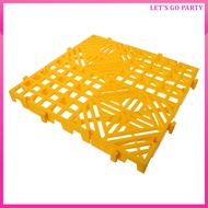 Drainage Interlocking Floor Tile: Non- Pool Deck Drain Mat for Flooring Splicing Cushion Mats Floor 