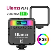 Ulanzi VL49 RGB Light LED Lamp Portable Magnetic Video Photo Camera