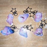 6Pcs/Lot Cyrene PhiLia093 Demiurge Acrylic Cellphone Strap Lanyard For Mobile Phone Case Keychain Ke