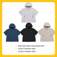 🇰🇷 ML Korean Local Stock National Geographic N252UFT941 Adeli Lightweight Woven Short Sleeve Anorak–