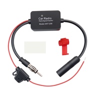 12V Car Antenna Practical FM Signal Amplifier Set AM FM Radio