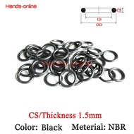 A Thickness/CS 1.5mm NBR Sealing O Ring O-Ring Seal Gasket Oring rubber Oil Washer Gaskets O-rin