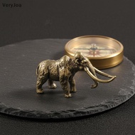 [Very] Brass Woolly Mammoth Collectible Art Copper Figurine Extinct Animal Statue for Creative Room 