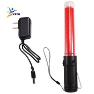 Traffic Wand 26cm Led Traffic Control Wand Safety Light Wand with 2Flashing Modes Air Marshaling Sig