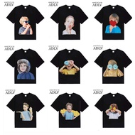 F169 100% original authentic ADLV tshirt loose short-sleeved top casual couple wear