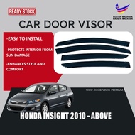 🇲🇾 [READY STOCK] Honda Insight 2010-Above Door Visor Window Deflector Vent Visor Kereta Pelindung