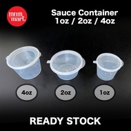 Sauce Container with Lid 1oz | 2oz | 4oz / Bekas Sos dengan bertutup 1oz | 2oz | 4oz / 带盖酱料盒 1oz | 2