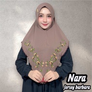 Jilbab instan Nara renda sulam mewah by FO hijab wanita muslim