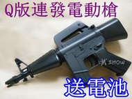 武SHOW UHC M16電動槍-連發 送電池(美國狙擊手 戰地風雲 決勝時刻 PAYDAY 步槍 卡賓槍 長槍 藍波 