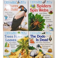 Grolier I Wonder Why Science Encyclopaedia English Reading Books Kingfisher Spider Vultures Animal Workbook Vocabulary