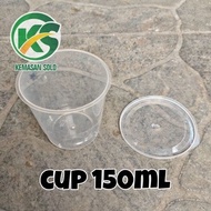 THINWALL CUP plastic pudding container 150ml 150 KLIRML