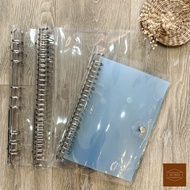 Binder notebook with transparent plastic cover A5 (20 holes) B5 (26 holes) B5 (9 holes) with 40 shee