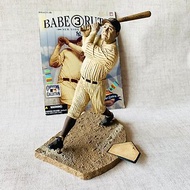 美國職棒 世界知名洋基隊球星貝比魯斯BABE RUTH揮棒公仔 收藏品