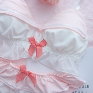 Japanese Lolita Navy Lingerie with Panties Sweet Cute Sailor Underwear Cos Sexy Bow Bras Set Kawaii Women Student Bralette
