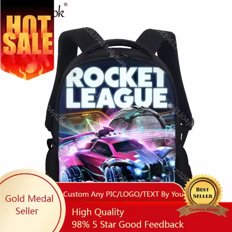 Games Rocket League Design Kids School Bags Fashion New Practical Travel Backpacks for Boys Popular 