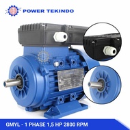 FAMOZE PRO DINAMO 1 PHASE 15 HP 2800 RPM 1.1KW 220V ELECTRIC MOTOR GMYL 15 PK TEMBAGA MURNI FULL PEN