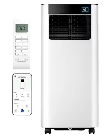 10000 BTU 3-in-1 Smart Portable AC, Cool, Dry & Fan for 450 Sq.Ft, Custom