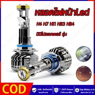 HH Y9D รุ่นใหม่2024 1คู่ หลอดไฟหน้าLedมินิโปรเจคเตอร์ รุ่นY8 Y9 Y6 ขั้ว H4 H7 H11 HB3 HB4 RHD ไฟหน้า