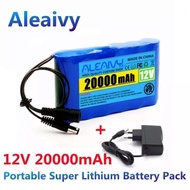 3S2P 12V 20,000mAh Lithium-Ion Battery Rechargeable DC 12.6 20Ah+1a Charger