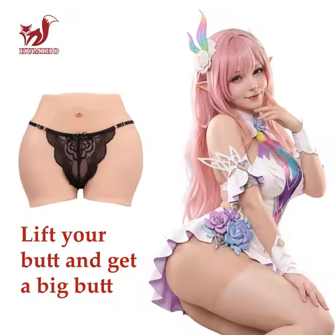 KUMIHO 8TH GEN No Oil Silicone Realistic Vagina Panties Artificial Vagina for Men False Buttock Tran