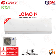 GREE 1HP / 1.5HP LOMO-N NON-INVERTER SERIES GWC09QB - K3NNB4F / GWC12QB - K3NNB4F R410A  (Optional Installation Services)