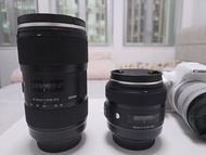 Sigma Art Canon EF Mount 18-35mm F1.8 and 30mm F1.4