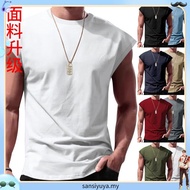 Gymshark Men's Sports Vest Casual Muscle Workout Sleeveless T-shirt Loose Fashion