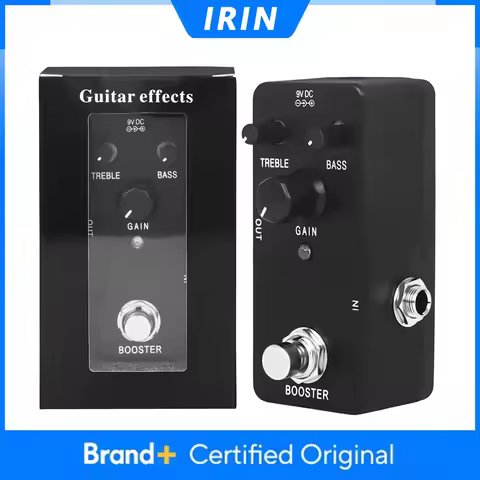 IRIN XG-7 PURE BOOSTER Guitar Effect Pedal Electric Guitar Gain Pusher Effect Pedal True Bypass Guit