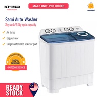 Khind 7KG Semi Auto Washing Machine Mesin Basuh WM717