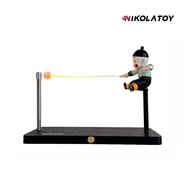 Original New Nikolatoy Dragon Ball Chaoz Son Goku Kamehameha Wave Magnetic Light Lamp Model Ornament