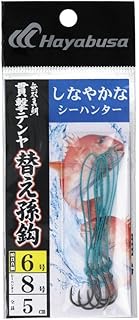 Hayabusa SE111 Musou Red Snapper Penetrating Tenya Replacement Grandson Hook, Soft & Strong Specs