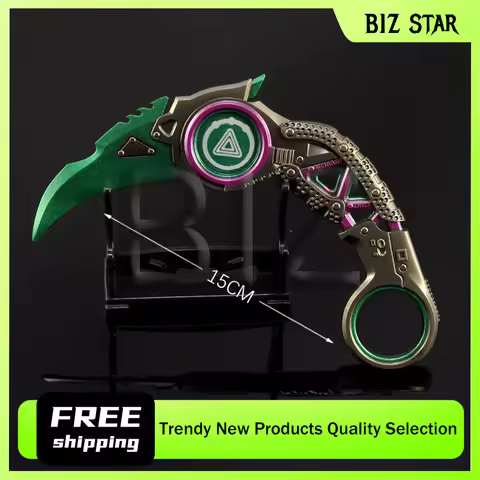 15cm/5.90in APEX Legends Raptor's Claw Metal Weapon Models Katana Ninja Swords Game Peripherals Desk