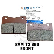 SYM T2 / VF3i DISC PAD 0 FRONT REAR (ST) 0 MAXSYM400 T2 250 250I 185 DISC BRAKE PAD CALIPER PAD BREK