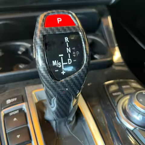 Car Gear Shift Lever Parking P Button Trim Cover For BMW 3 5 7-Series X3 X4 X5 X6 E90 E60 F30 F35 F1