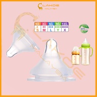 lakoe PUTING Baby Wide Standard Caliber Bottle Replacement Nipple Anti-colic pacifier BPA FREE