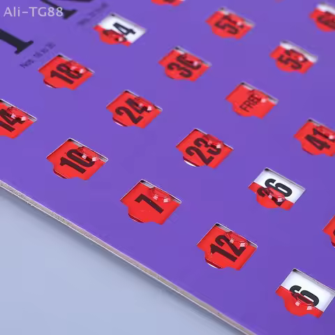 5pcs Bingo Game Card Easy-Read With Sliding Windows Reusable Logical Thinking Ability Game Bingo Boa