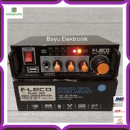 Power Amplifier Subwoofer Fleco D-05 Amplifier Bluetooth Karaoke MP3