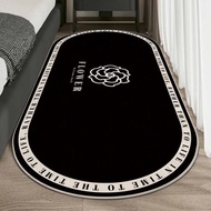 Bed foot mat, large size 80cm x 1m6, soft fur, cute pattern